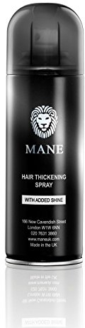 Mane Coloured Hair Thickening Spray DARK BROWN 200ml