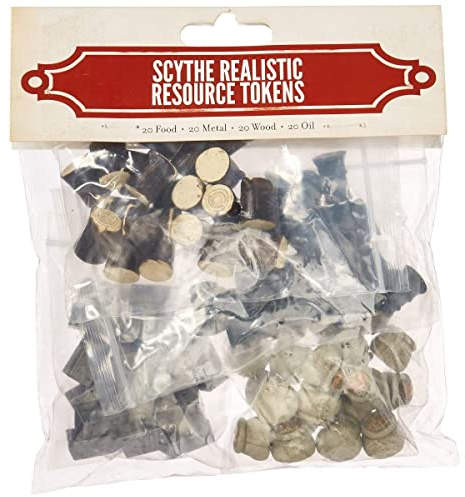 Stonemaier Games | Scythe: Realistic Resources | Board Game | Ages 14+ | 1-5 Players | 90-115 Minutes Playing Time Multicolor STM608