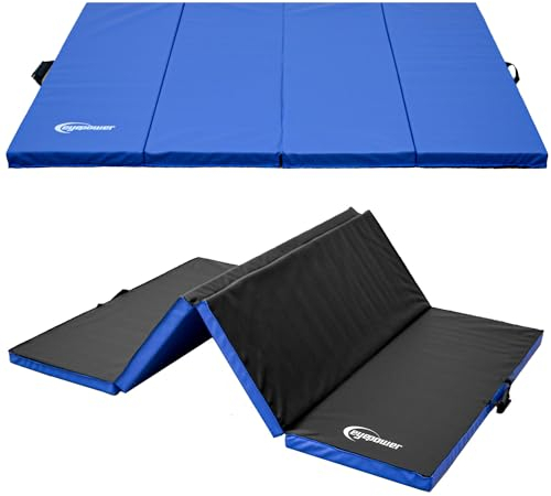 eyepower 180x115 Klappbare Turnmatte für Zuhause - Gymnastikmatte Dicke 5cm - Weichbodenmatte Klappbar - Turnmatte Kinder Outdoor Sport Matratze Sportmatte Klappbar Fitness Matte Yogamatte Dicke 5cm