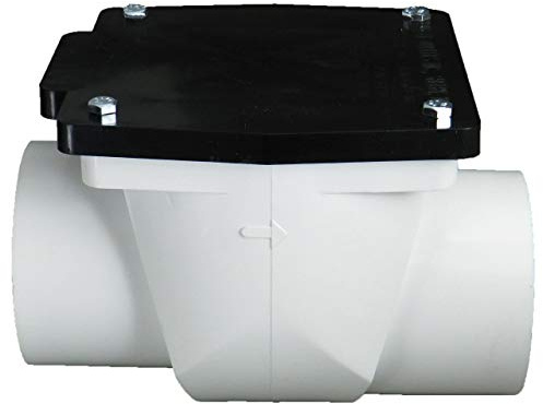 Plastic Oddities PBF380 Backwater Valve - 3 in PVC over Pipe Fit