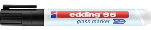 Edding e-95 4-95001 Black Glass Marker 1.5 mm, 3 mm 1 pc(s)/emb.