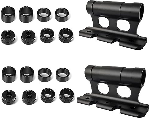 2 Pezzi Supporto Per Forcella Per Bici, Staffa Forcella Bicicletta In Lega Di Alluminio, Supporto Per Forcella Portapacchi Fisso, Per 5/12/15x100mm, 15x110mm, 8 Coppie Di Coperture Laterali