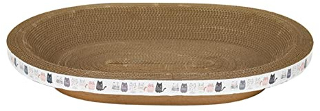 JAYIOLA Rascador para Gatos, Tablero para Rascar de Cartón, Juguete de Entrenamiento, Almohadilla para Rascar Corrugado para Gatos de Interior, 58cmx42cmx8cm