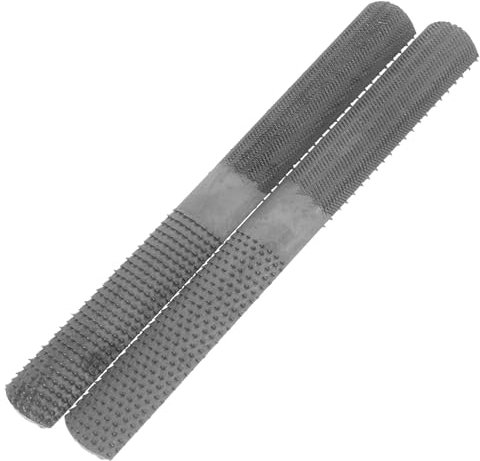 HOMSFOU Set 2 Lime in Acciaio Al Carbonio 4 in 1 Per Lavorazione Del Legno, Utensili Manuali Per Intaglio, Incisione e Riparazione, Accesso Facilitato a Aree Difficili, Adatto Per Metallo e Legno