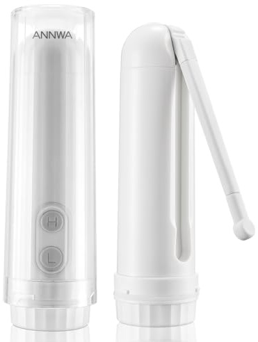 Bidé Portátil Eléctrico de Viaje 140 ml IPX6, Botella Perineal Postparto con Boquilla 180° y 2 Modos, Bidet Portátil para Higiene Íntima, Bebé y Uso Diario