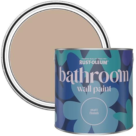 Rust-Oleum Water-Resistant Bathroom Wall & Ceiling Paint in Matt Finish - Smitten 2.5 litres