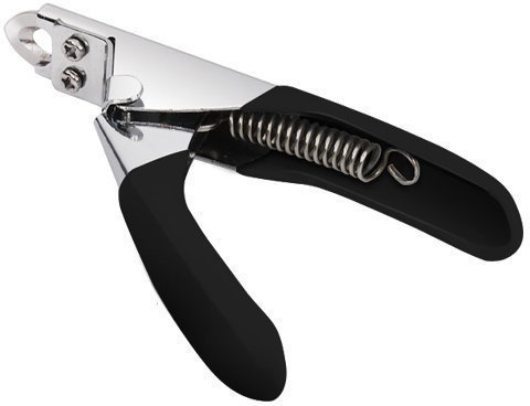 Accessotech Black Pet Nail Clippers Cutter for Dogs Cats Birds Guinea Pig Animal Claws Scissor Cut