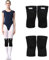 Bezioner Protective Knee Pads Dance Thick Sponge Anti-Slip Collision Avoidance Knee Sleeve for Kids and Adults (Black, M (50-65 kg))