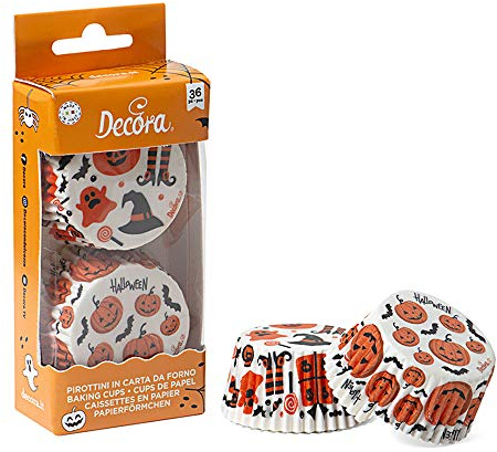 Decora 0339860 CF 36 PIROTTINI Halloween 50 X 32 MM, Carta da Forno