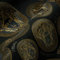 VERSACE WALLPAPER Schwarz Gold Luxus Tapete Vliestapete Logo Medusa leicht glänzend 386117 10,05x0,70m Made in Germany