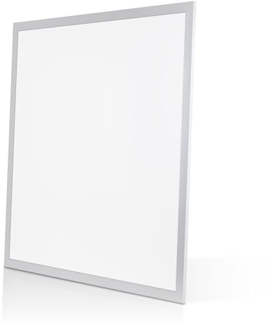 Bright Source 600x600 LED Panel, Backlit Recessed Ceiling Tile Light, 40W, 3600lm, 90° Beam Angle, 4000K Cool White, Driver Included, Low-Glare UGR<19, Flicker Free