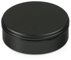 Pro-Ject Record Puck DS, tung skivvikt i rostfritt stål för att minska oönskade resonanser, 915 g (svart)