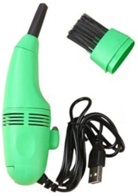 Blmirror Aspirateur D'Ordinateur, Aspirateur de Clavier, Mini Aspirateur USB, Aspirateur de Machine à Coudre, Vert