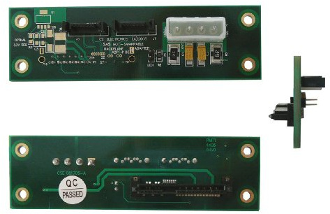 KALEA-INFORMATIQUE Adaptateur BACKPLANE SAS SATA pour Montage à Chaud d'un Disque SAS
