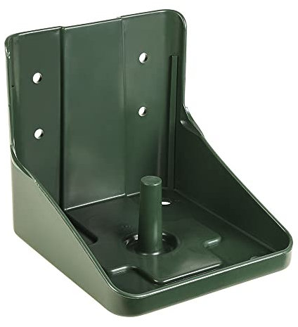 Stabiler LECKSTEIN-HALTER aus Kunststoff *lebensmittelecht / verbisssicher* GRÜN