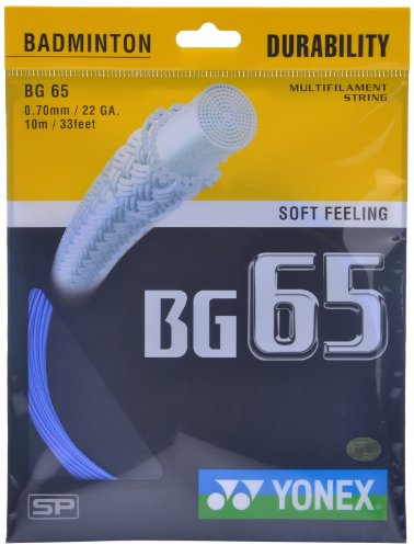 Yonex BG-65 Badmintonsaite, Rolle mit 10 m Länge, lavendel