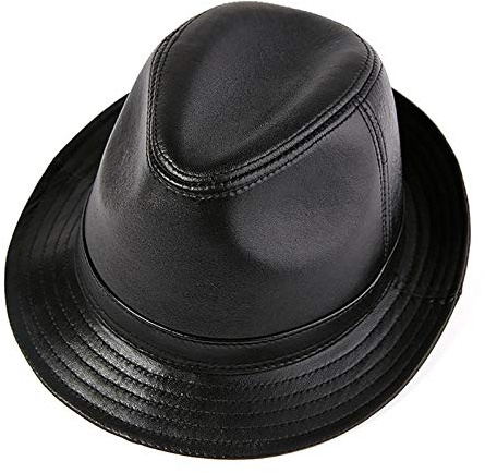 nster Sombreros de invierno, sombrero de jazz de cuero, piel de oveja, sombrero, hombre, otoño e invierno, al aire libre, fedoras y sombreros de trilby
