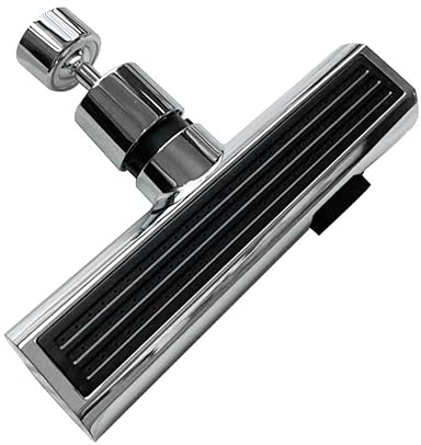 Robinet de Cuisine Cascade - Bec Pivotant Universel à 360° - Extension Multifonction Haute Pression - Raccord Universel (Argent)