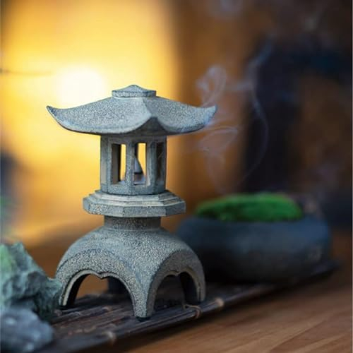 Stone Lantern Zen Incense Burner Indoor Anshen Aromatherapy Living Room Decoration