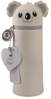 Lulubug Silikon Federmäppchen - Koala Kooky | Federtasche aus weichem Silikon für Stifte | Federmappe und Stiftehalter | Mäppchen Tiere, Schlampermäppchen