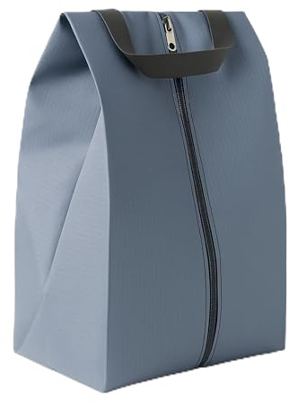 SOL 1pk Water Resistant Travel Shoe Bag - Zipped Organiser Shoe Bag | Keeps footwear separate from clothes in luggage, drawstring style storage for trips, gym and home