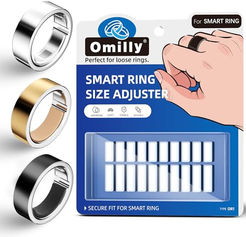 Regolatore intelligente della misura dell'anello – misura invisibile per Oura Ring Gen 4/3, Samsung Galaxy Ring, Ultra Human Ring AIR, RingConn 2/1, Amazfit Helio – Kit di misurazione degli anelli