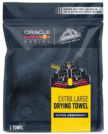 Armor All Extra Large Microfibre Drying Towel – Premium Car Drying Cloth, Ultra Absorbent, Soft Finish