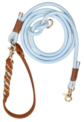Compatible avec Les laisses for Chiens de 2.2M, Multifonctions tissées à la Main, bandoulière et Corde Traction Taille, Plomb Rond