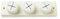 Merriway BH02005 Handtuch-/Tuchhalter, dreifach mit Schrauben, 1 Stück