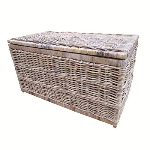 Bliss and Bloom Storage Chest Trunk Wicker Rattan Small