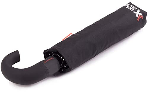 Isotoner Parapluie homme crook pliant - Noir