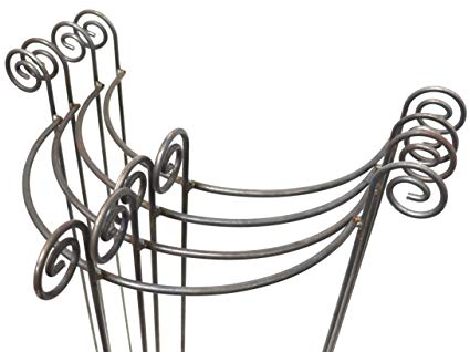 4X Staudenhalter halbrund stabil Breite 35cm Vollmaterial Rankhilfe, Pflanzstütze, Rankgitter