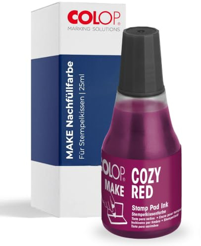 COLOP Påfyllningsfärg för MAKE stämpelkudde 25 ml cozy red