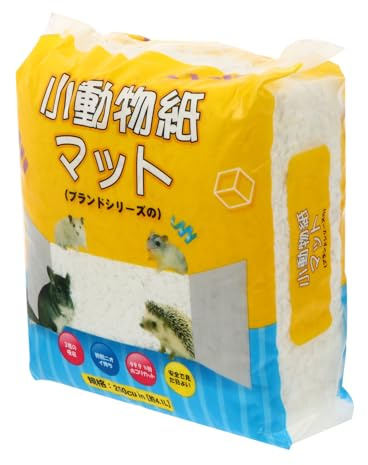 VILLFUL Virutas de Papel para Hámster y Chinchilla, Tapete Absorbente y Eliminador de Olores Jaulas, Material de Papel Blanco, Paquete de 1