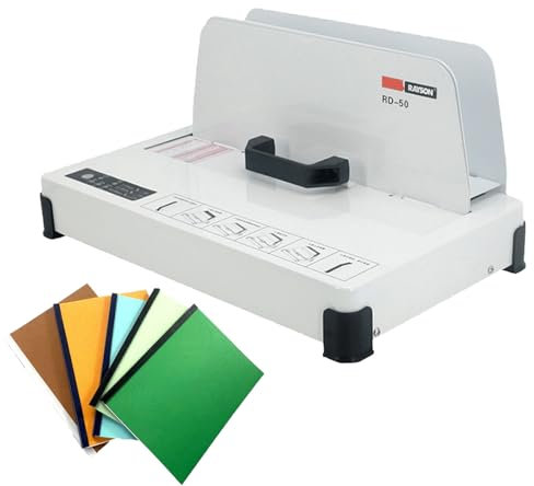 NINGXUE Thermobindegerät, Ganzmetallkonstruktion, Buchbindegerät mit 500 Blatt Kapazität, Wärmebindegerät für Dokumente im Format A3/A4/A5/Letter, 3-stufige Zeiteinstellung