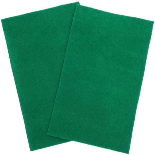 JECOMPRIS 2 Stück Pack Reptilienteppich aus Polyester Verschleißfeste und Zuschneidbare Matte für Schlangen und Schildkröten im Haushalt Super Komfortabel Grün