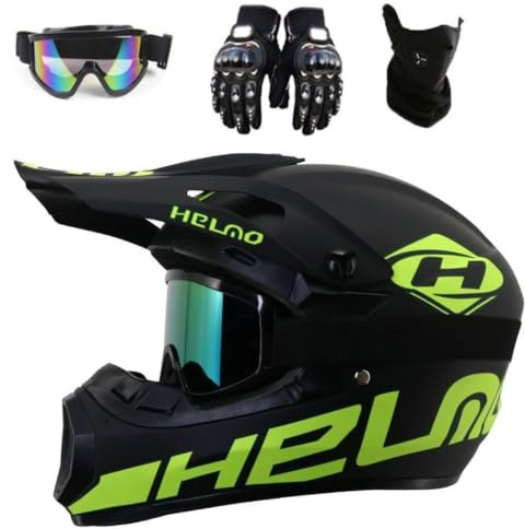 Full Face MTB Motocross Helmet Youth Kids Off Road Racing Dirt Bike Helmet
