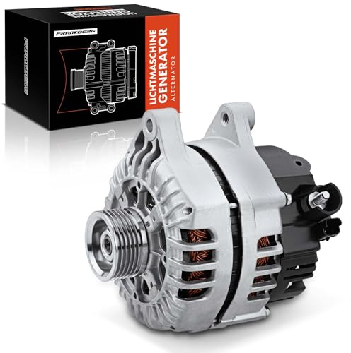 Frankberg Alternador con Polea de Rueda Libre Compatible con 207 WA WC 1.4L 307 Break 3E 1.6L 307 CC 3B 2.0L Berlingo Multispace B9 1.6L 307 SW 3H 2.0L Replace# 9801895380