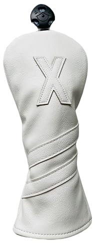 NEwoilkwo 1 x Golfschlägerhaube für Hybriden – weiße Golf-Hybrid-Schlägerhaube, Rettungskopfhaube, Hybrid-Schlägerhaube, entworfen für alle Marken (1 x Hybrid-Abdeckung)