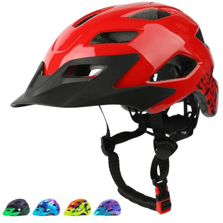 Ckorison Kinder-Fahrradhelm, für Jungen und Mädchen, Alter 3–5–8–12 Jahre, verstellbarer Fahrradhelm, Roller, Skaten, Fahrradhelm