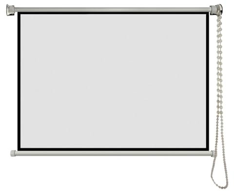 GSKDZG Manual Pull Down Projector Screen 40 50 60 72 Home Theater Movie Screen 16:9 4:3 4K HD Wall Mounted Projection Screen For Indoor Outdoor(72 Inch 4:3)