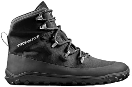 VIVOBAREFOOT Tracker Textile AT Mens Barefoot Hiking Boots | Waterproof, Lightweight & Puncture Resistant | All Weather & Terrains | Wide Fit Grounding Shoes