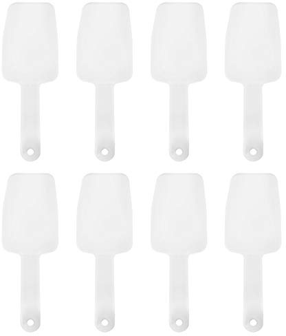 Scoop de plastique pelle pour la farine de noix de nourriture usage 8pcs mini pp pellette petite port à main de glace légère pop-corn farine de sucre noix de blé grains de café