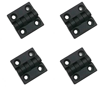 4 Stück Kunststoffscharnier 50x50mm Klappscharnier Scharnier Anschraubscharnier Scharniere für Garten, Boot oder Maschinenbau. Diese Scharniere sind vielseitig einsetzbar.