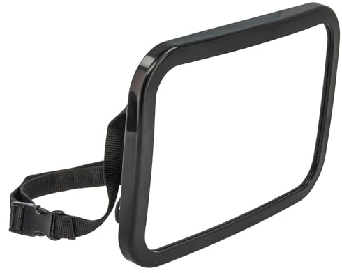 Dooky - Autospiegel Baby Rücksitz 360° - Rückspiegel Auto für Kinder & Baby, Spiegel Rückbank Bruchsicherer, Rücksitzspiegel - Geeignet für alle Kopfstützen, Großes Sichtfeld: 25,5 x 17,5 cm - ABS