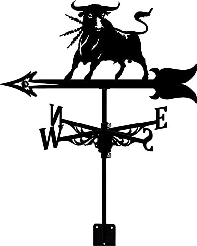 EICOFF Veleta de Hierro, Jardín Jardín Hierro Forjado Jardín Hierro Forjado Veleta para jardín Jardín Hierro Forjado Veleta para jardín Corrida de toros Decorativo Indicador de dirección del Viento