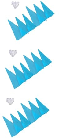 ifundom 18piezas Bolsas De Silicona Reutilizables para Decoración De Pasteles De Acopladores para Hornear y Decorar Tartas y Galletas