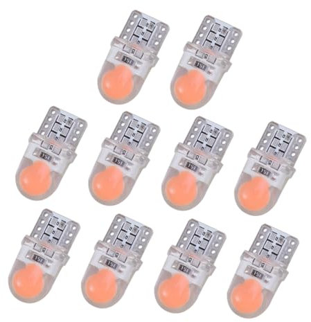 Mikinona 10 Pièces Ampoules Led Rouge Lampe Intérieure Voiture Éclairage Lectures Feux Latéraux Longue Durée Installation Facile