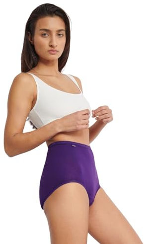 Sloggi Damen Slip (3er Pack), Violett/Altrosa/Weiß, 36