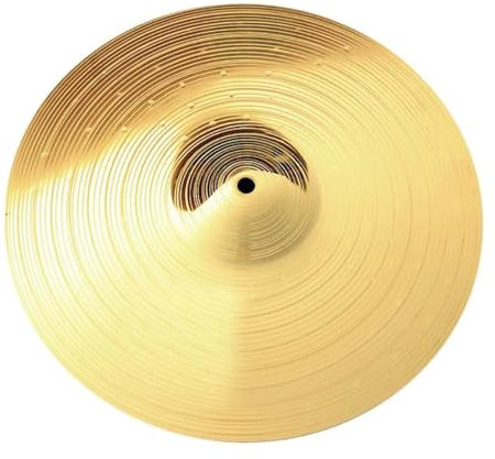 Perfeclan Crash-Becken, Schlagzeug-Becken-Stück, Schlagzeug-Anfänger, Zubehör für Performance-Percussion-Instrumente, 18 Inch